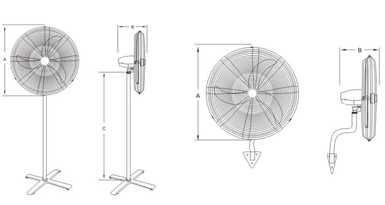 Industrial Stand Fan